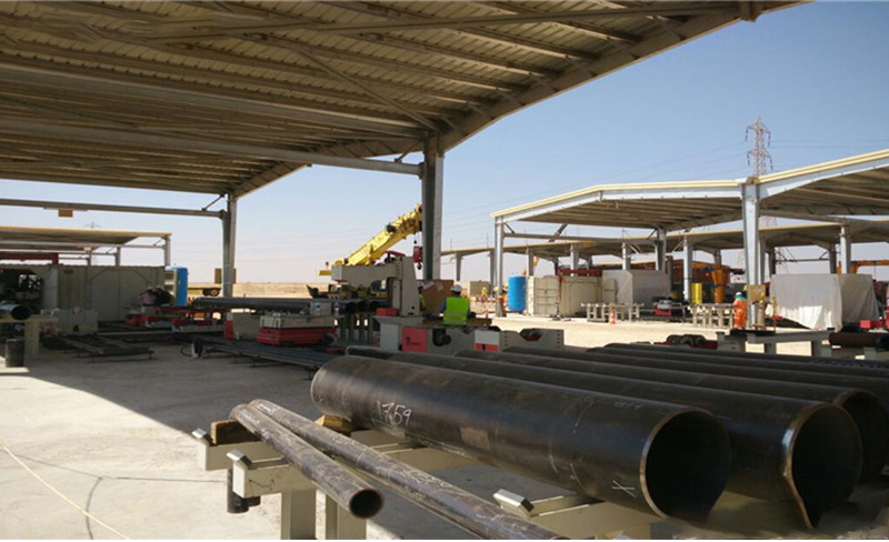 pipe fabrication production line (transportable type) 6