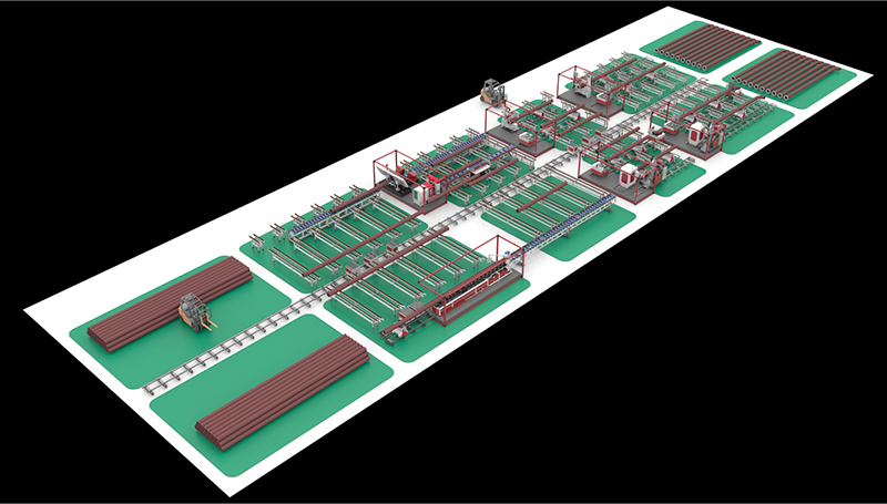 pipe fabrication production line (transportable type) 8